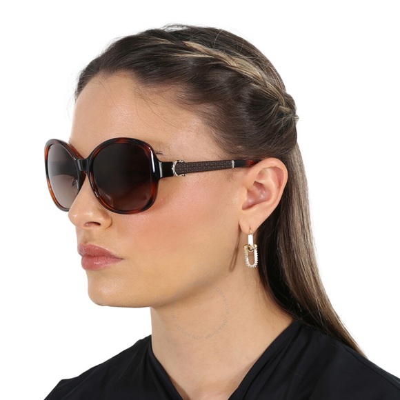 Salvatore Ferragamo Accessories - SALVATORE FERRAGAMO women’s tortoise shell sunglasses